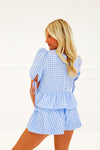 GINGHAM RUFFLE SET