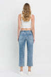 HIGH RISE STRAIGHT LEG DENIM