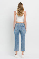 HIGH RISE STRAIGHT LEG DENIM