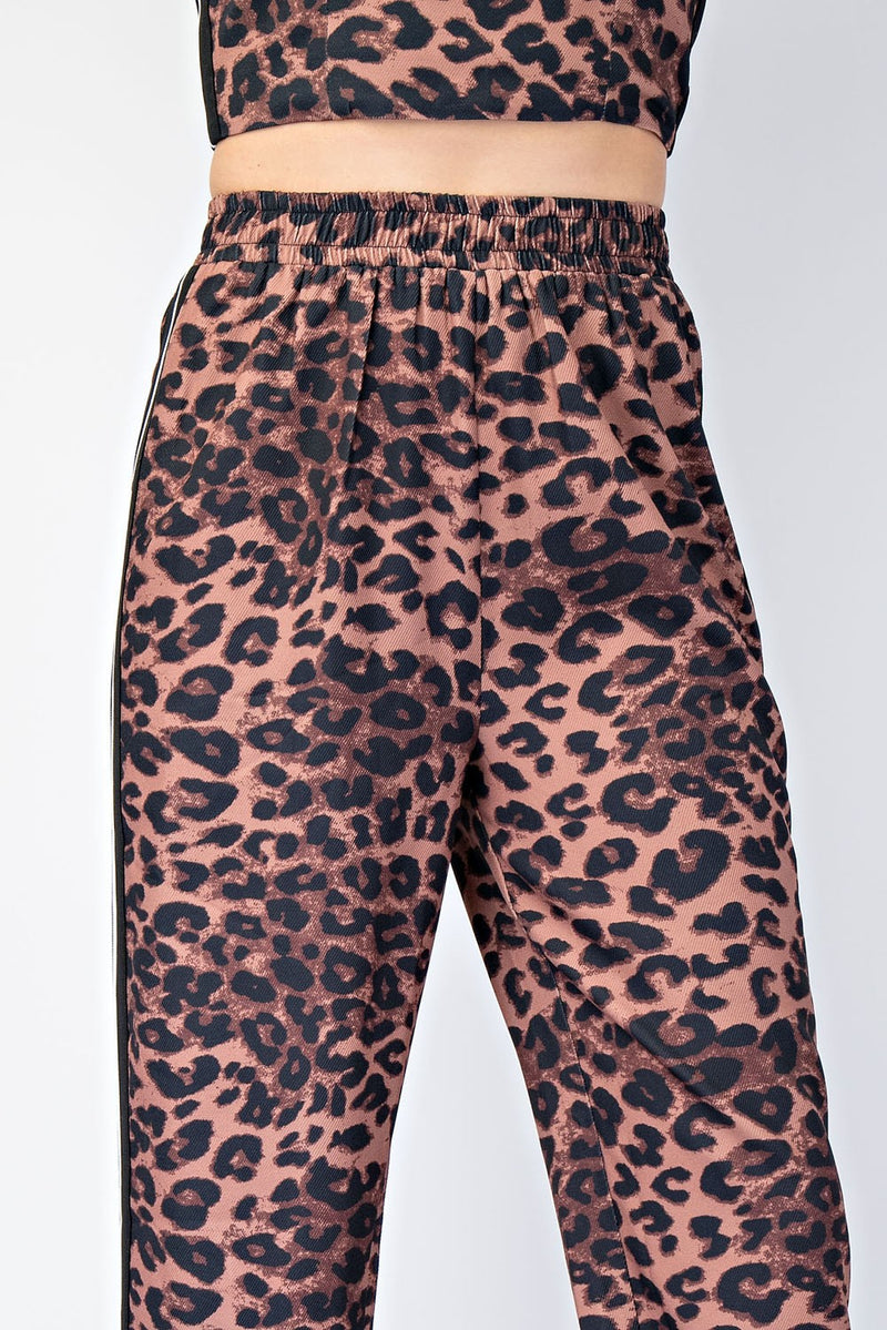 ATHLETIC TRIM LEOPARD SET