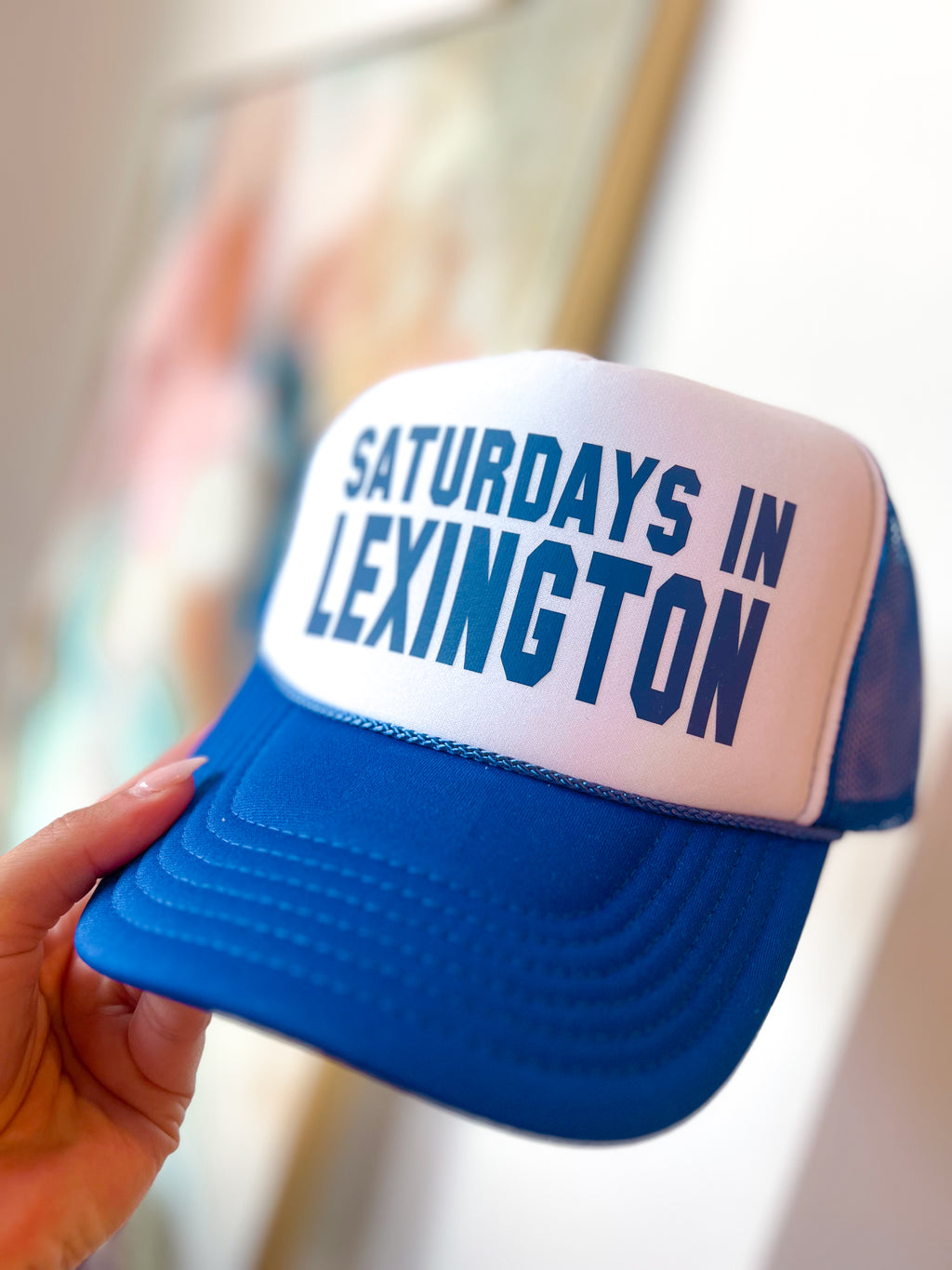 CUSTOM SATURDAYS IN LEXINGTON TRUCKER HAT (VINYL)