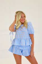 GINGHAM RUFFLE SET