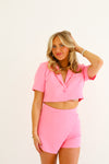 CANDY PINK BLAZER SET