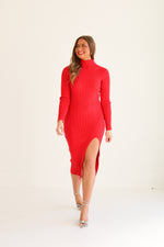 SCORPIO DRESS IN RED