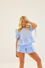 GINGHAM RUFFLE SET