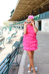 PUFFY CANDY GIRL DRESS IN PINK