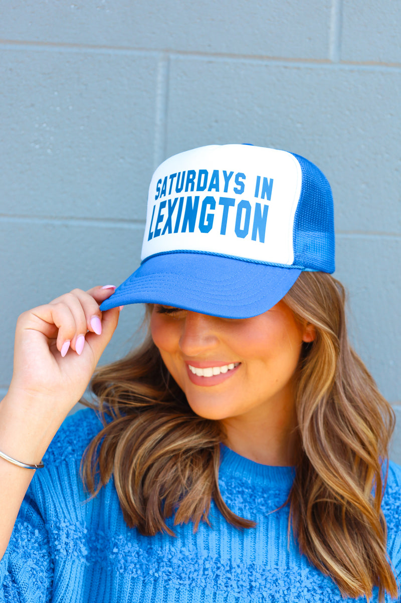 CUSTOM SATURDAYS IN LEXINGTON TRUCKER HAT (VINYL)