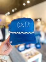 EMBROIDERED CATS TRUCKER HAT