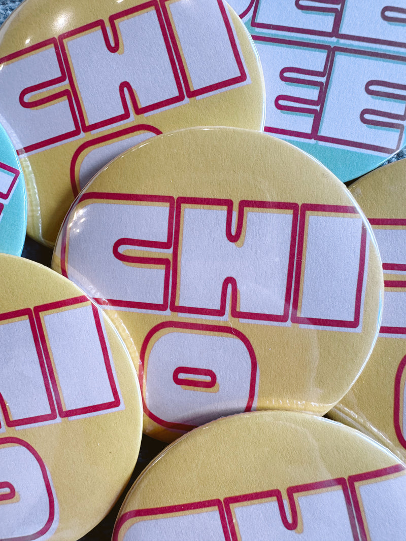 CHI O BUTTON PIN