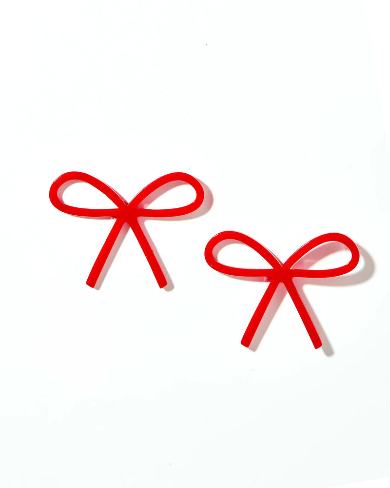 LOLA TRUE RED EARRINGS