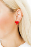 SOPHIA TRUE RED EARRINGS