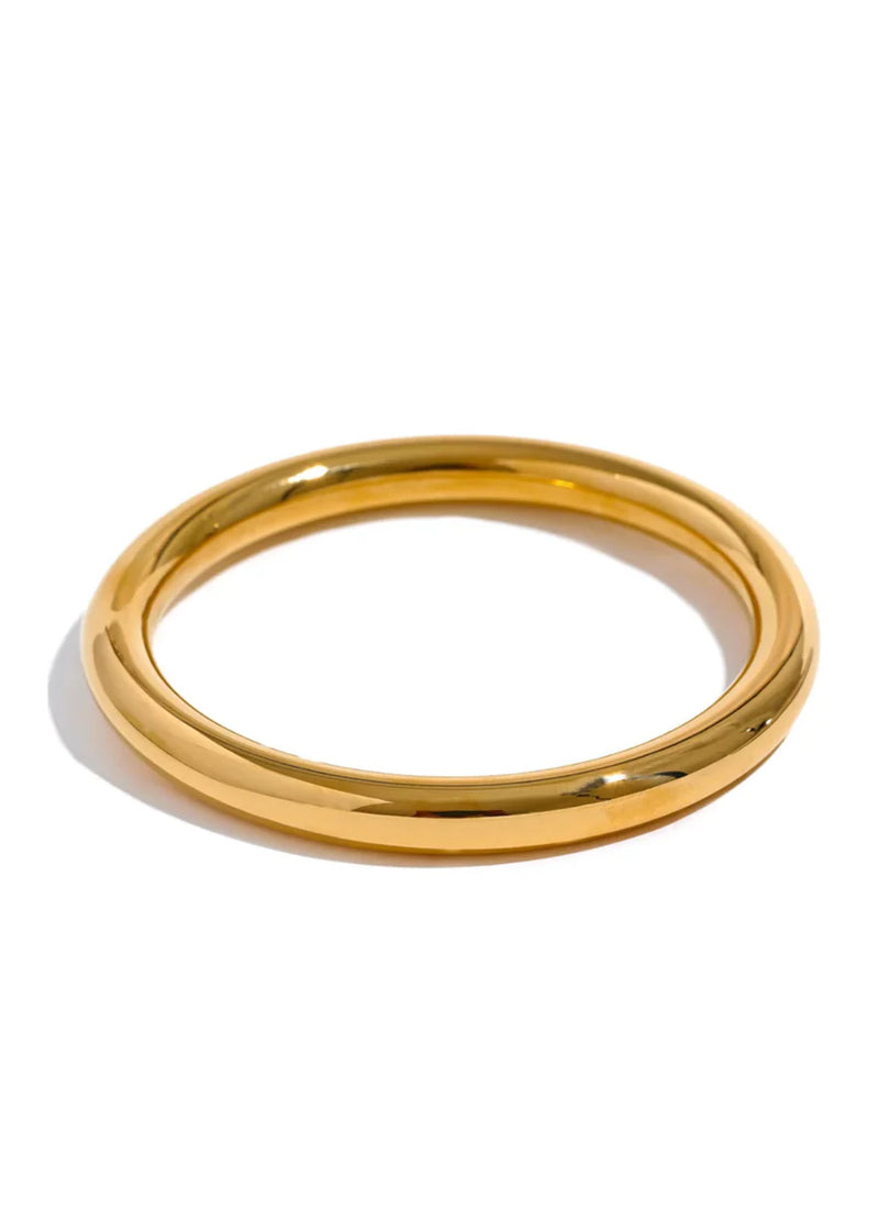 ASHLEY BANGLE BRACELET | GOLD