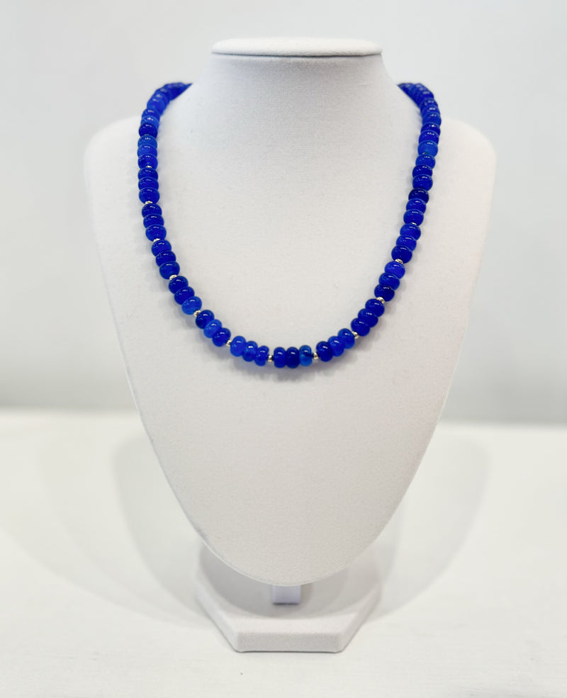 ROYAL BLUE GEMSTONE NECKLACE