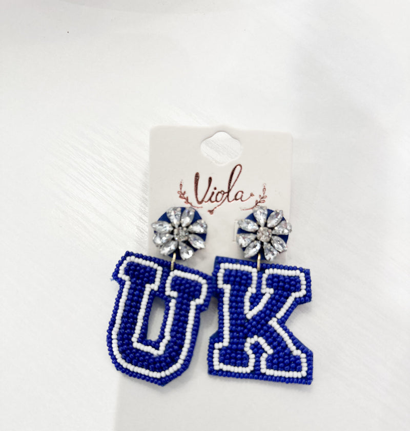 UK DIAMOND CLUSTER EARRING