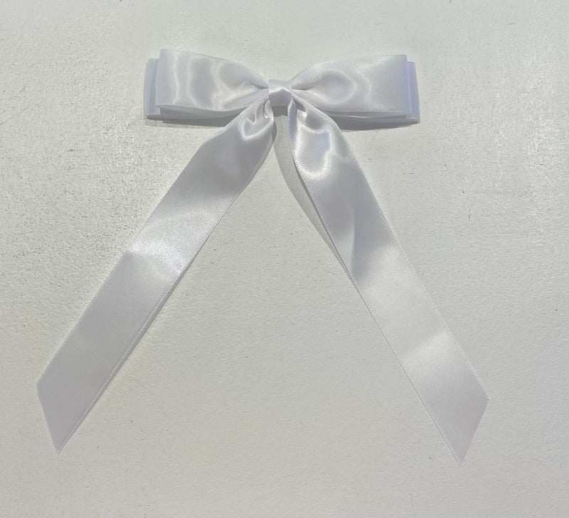 SATIN BOW HAIR CLIP