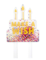 MAKE A WISH CAKE TOPPER