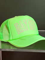 DAY OFF TRUCKER IN NEON GREEN/PINK